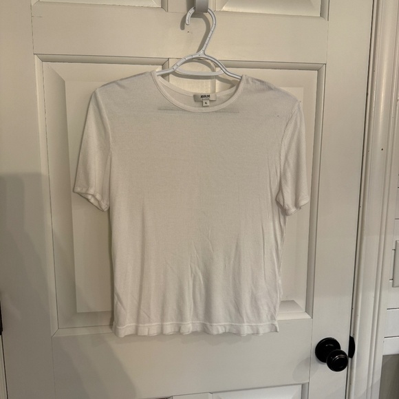 Agolde Abbie Slim Tee White 45314 - Picture 5 of 12